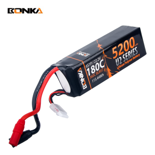 BONKA 5200mAh 180C 6S LiPo Battery for RC Helicopter